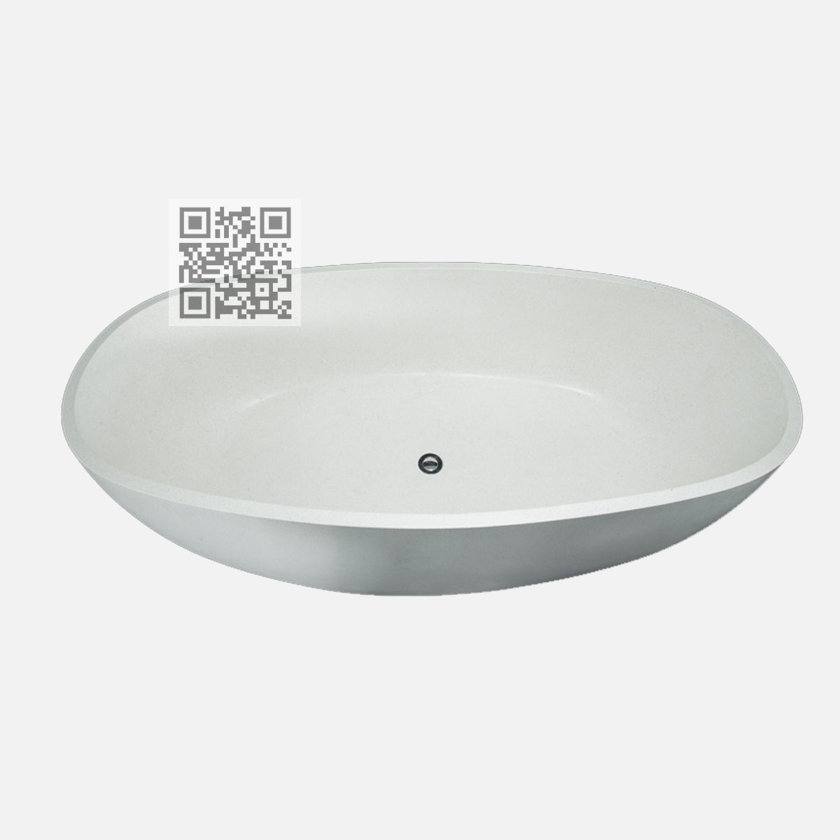 BTZ07 Terrazzo Bathtub – Modern Freestanding Stone Bath - Image 5