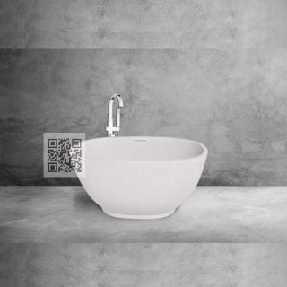 BTZ021 Terrazzo Bathtub – Luxury Stone Bath for Modern Living