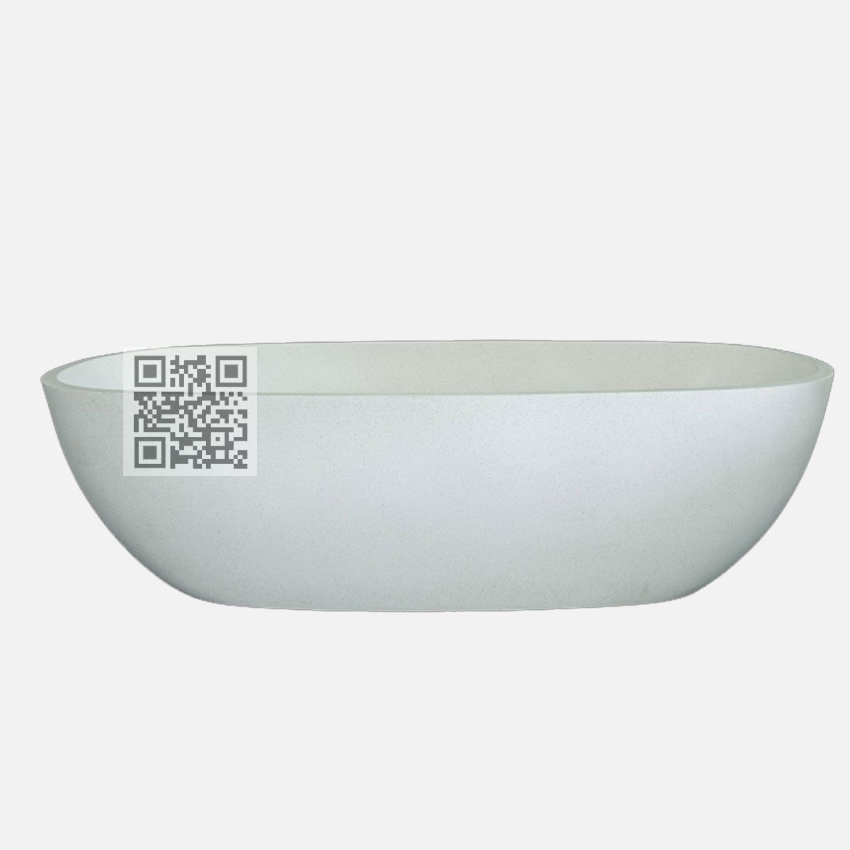 BTZ08 Terrazzo Bathtub – Natural Marble Stone Freestanding Bath - Image 4