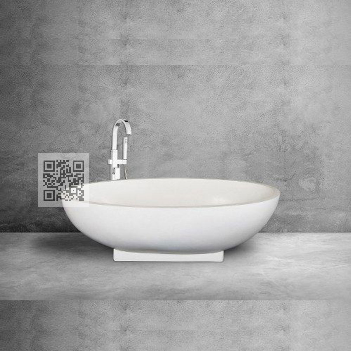BTZ09 Terrazzo Bathtub – Minimalist & Luxurious Stone Bath