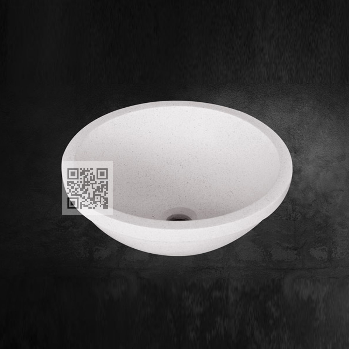 Lavabo Terrazzo LT01 – Minimalist Round Basin for Modern Bathrooms